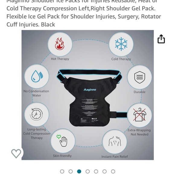 Shoulder ice pack for shoulder - Picture 2 of 8